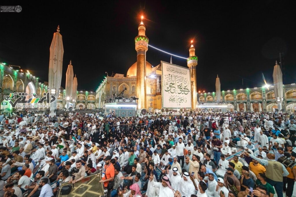 برگزاری مراسم عید غدیر در حرم مطهر امیر مؤمنان(ع)/تصاویر