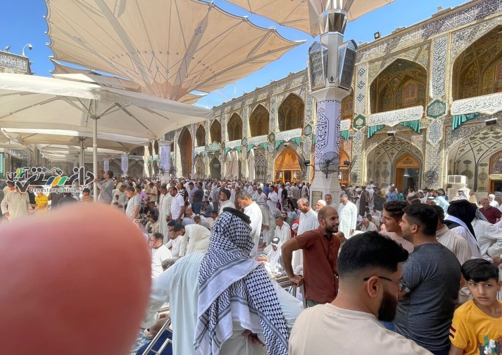 برگزاری مراسم عید غدیر در حرم مطهر امیر مؤمنان(ع)/تصاویر