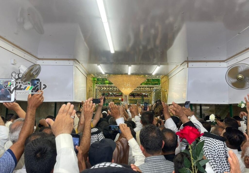 برگزاری مراسم عید غدیر در حرم مطهر امیر مؤمنان(ع)/تصاویر
