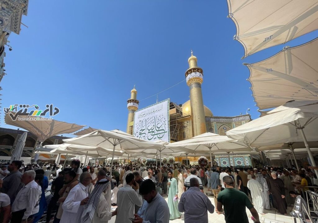 برگزاری مراسم عید غدیر در حرم مطهر امیر مؤمنان(ع)/تصاویر