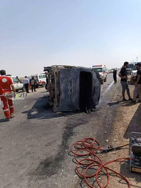 ۷ زائر ایرانی در آتش سوختند