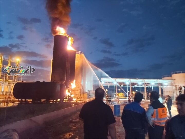 علت حادثه پالایش میعانات نفتی در آشتیان نامعلوم است