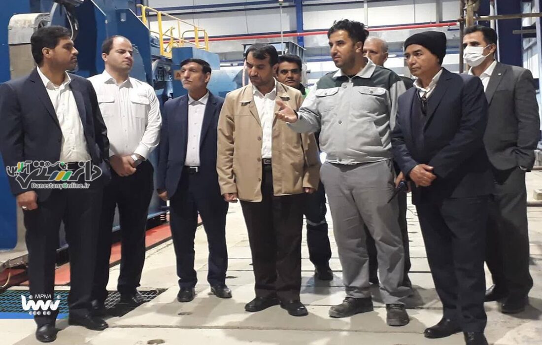 معاون وزیر نفت و مدیرعامل شرکت ملی صنایع پتروشیمی از پتروشیمی کردستان بازدید کرد+تصاویر