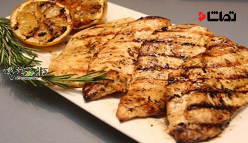 طرز تهیه مرغ گریل شده در تابه