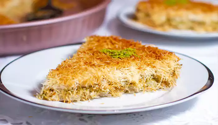 دسر کادایف؛ طرز تهیه دسر کادایف ترکیه ای لذیذ و مجلسی