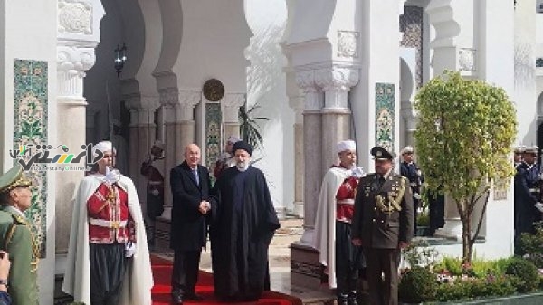 رئیس جمهور الجزایر از رئیسی استقبال کرد
