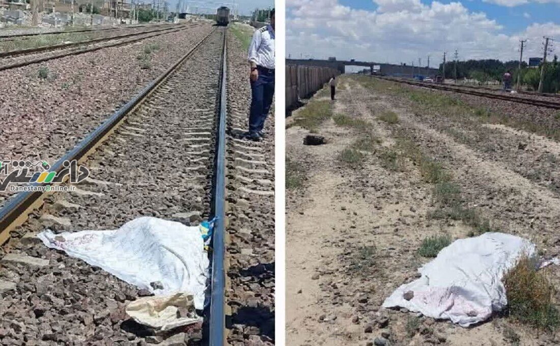 تصادف مادر باردار و فرزندش با قطار بهارستان تهران