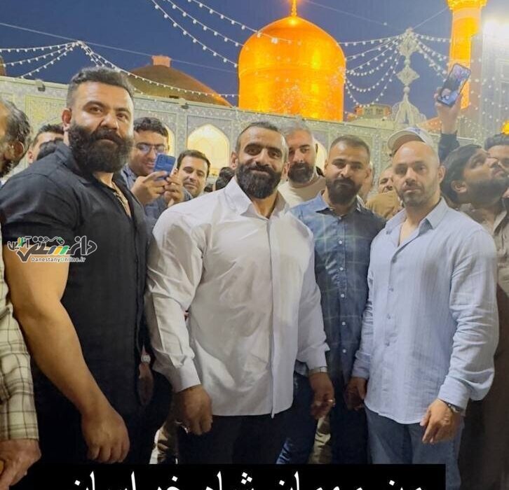 هادی چوپان در حرم امام رضا (ع)