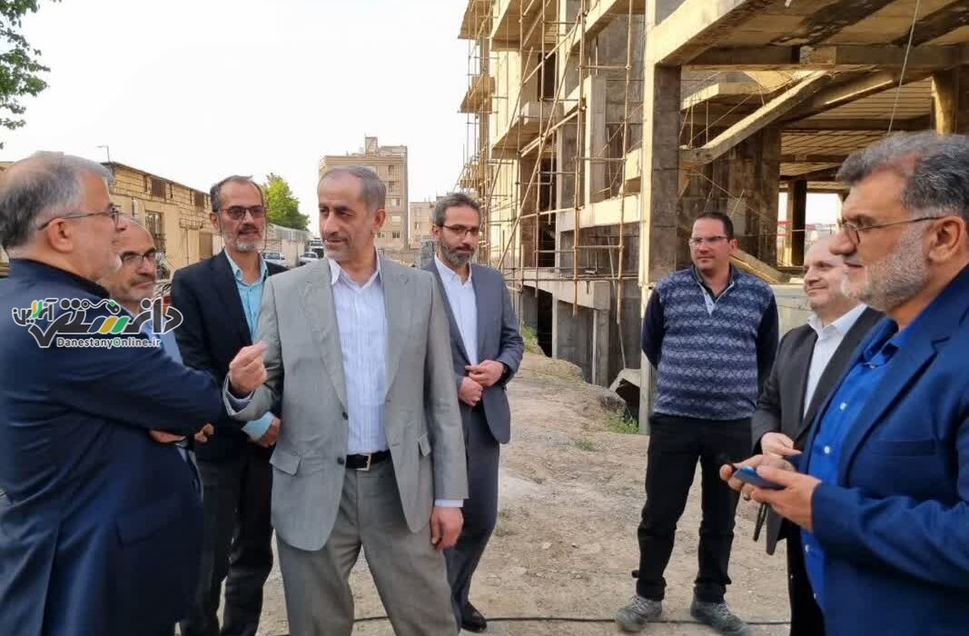 برسی روند احداث زائرسرای استان البرز در مشهد مقدس با بازدید میدانی