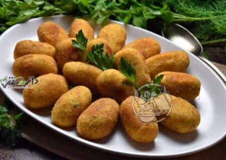 طرز تهیه کراکت سیب زمینی