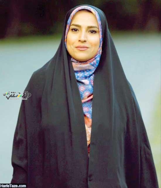 عکس خانم خبرنگار ۲۰:۳۰ با عکسهای خانوادگیاش