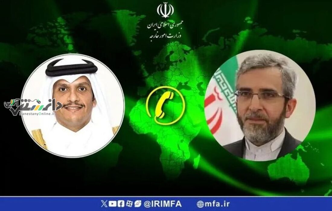 گفتگو سرپرست وزارت خارجه ایران با نخست وزیر قطر