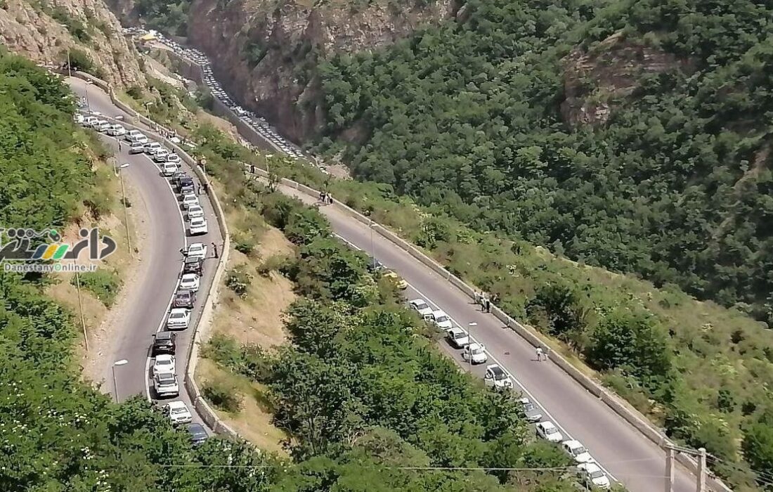 ترافیک وحشتناک در محورهای هراز و کندوان