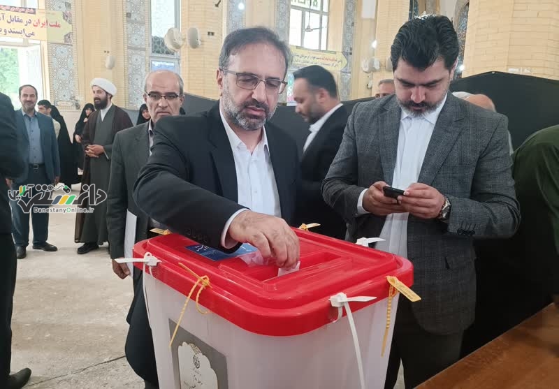 مشارکت رئیس کل دادگستری استان البرز در دومین مرحله انتخابات ریاست جمهوری چهاردهم