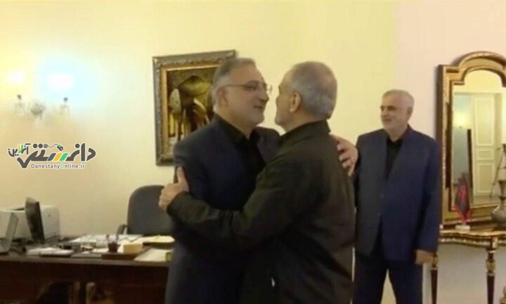 حضور زاکانی در دفتر رئیس دولت چهاردهم