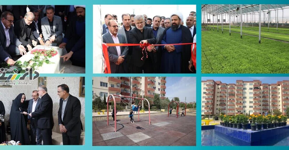 ۱۴۳ پروژه همزمان با هفته دولت در چهارباغ کرج مورد بهره برداری قرار گرفت