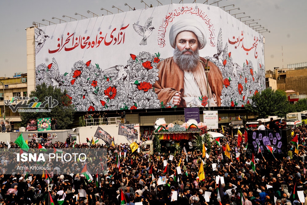 تصاویر از مراسم تشییع پیکر شهید اسماعیل هنیه در تهران