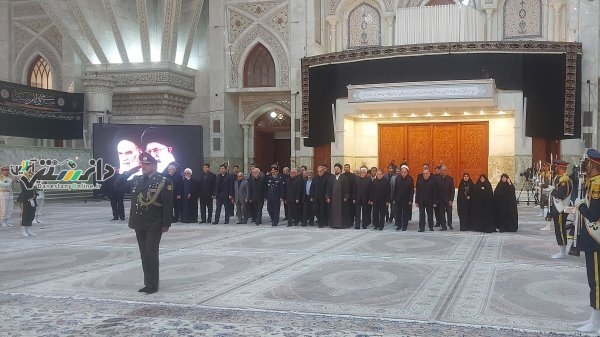 تصاویری از دولت چهاردهم در حرم امام خمینی
