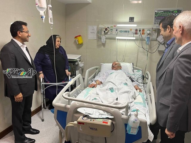 وزیر ورزش و جوانان از محمد نصیری عیادت کرد