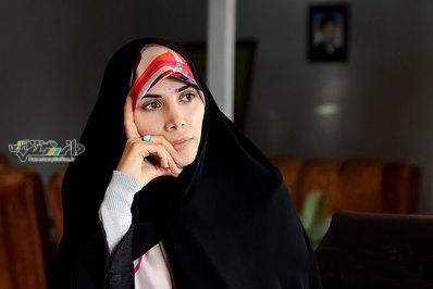 سیده فاطمه حسینی دختر صفدر حسینی پست گرفت