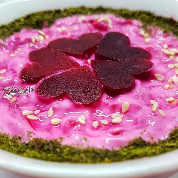 طرز تهیه بورانی لبو خوشرنگ و خوشمزه به روش خانگی