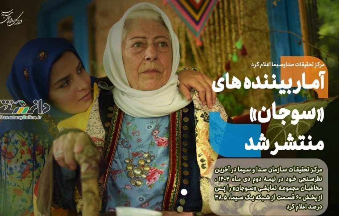مخاطب ۳۰ میلیونی برای مجموعه نمایشی «سوجان»