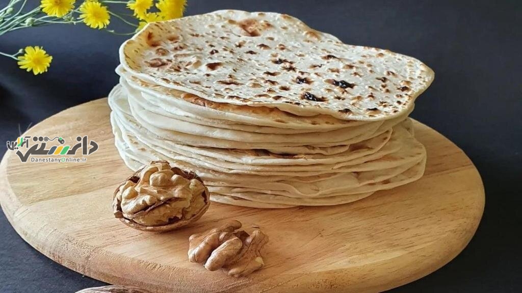 طرز تهیه نان لواش نرم و خوشمزه بدون خمیر