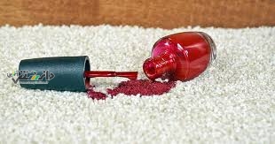 روش ساده برای پاک کردن لاک از فرش