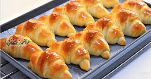 طرز تهیه کروسان سریع و راحت بدون فر با خمیر خانگی
