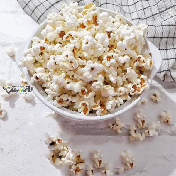 طرز تهیه پاپ کورن بدون روغن