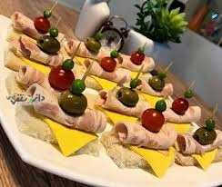 دانستنی آشپزی/طرز تهیه کاناپ ژامبون خوشمزه و مجلسی