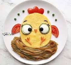 دانستنی گوناگون/چند ایده برای تزیین غذای کودک