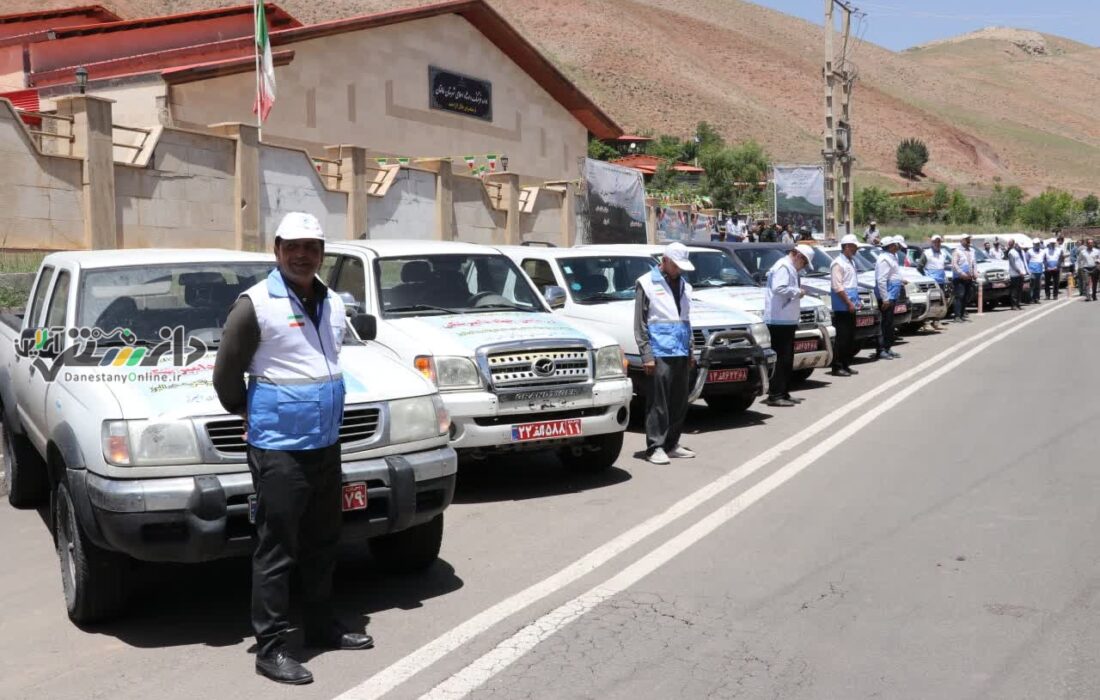 رزمایش ملی جهاد دامپزشکی البرز در شهرستان طالقان