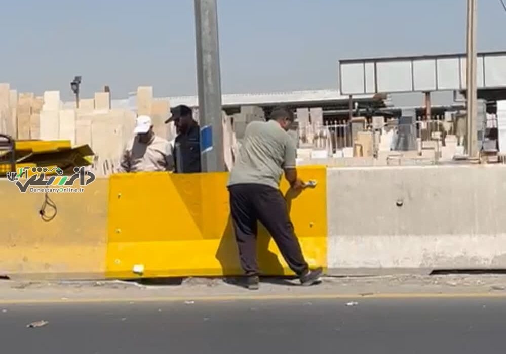 آغاز نصب حفاظ های کامپوزیتی در محور ماهدشت -کیانمهر