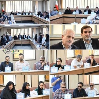 برگزاری مجمع سالیانه هیئت ورزش نابینایان و کم بینایان استان البرز
