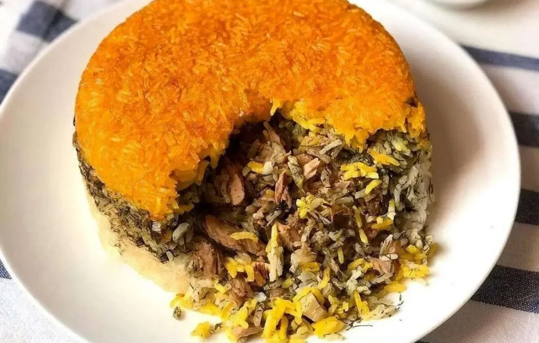 ته چین تن ماهی؛غذای فوری با ظاهر مجلسی