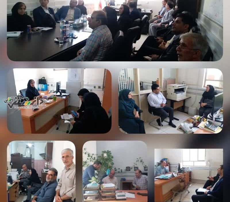 اولین بازدید دورهای فصلی معاون تعهدات بیمهای ادارهکل تأمیناجتماعی استان البرز از شعبه پنج کرج