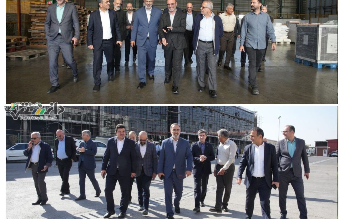 بازدید مدیرعامل فرودگاه بینالمللی پیام از پایانه هوشمند بار فرودگاه بین المللی امام خمینی