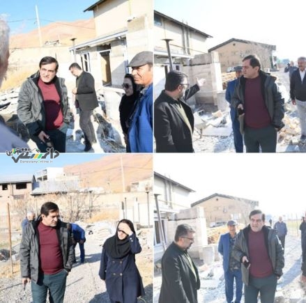 بازدید سرپرست اداره کل ورزش و جوانان استان البرز از زمین چمن فوتبال شهرستان طالقان