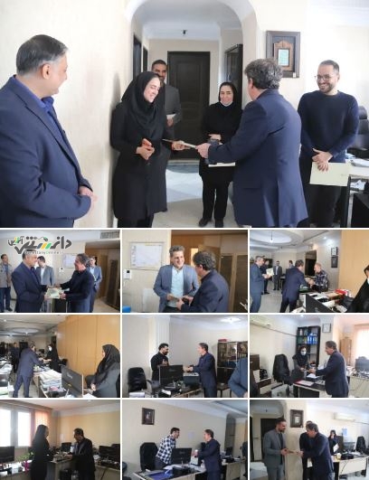 تقدیر مدیرکل راه و شهرسازی استان البرز از همکاران امور مالی به مناسبت روز حسابدار
