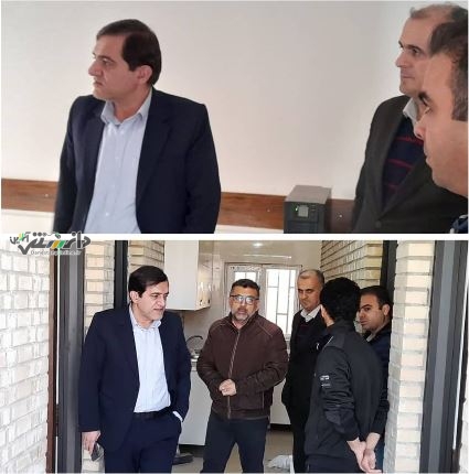 بازدید سرپرست اداره کل ورزش و جوانان استان البرز از پروژه ساختمان اداری ورزش و جوانان شهرستان اشتهارد