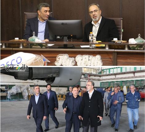 گام مشترک فرودگاه بین المللی پیام و فارسکو برای تقویت زیرساختهای تعمیر هواپیما