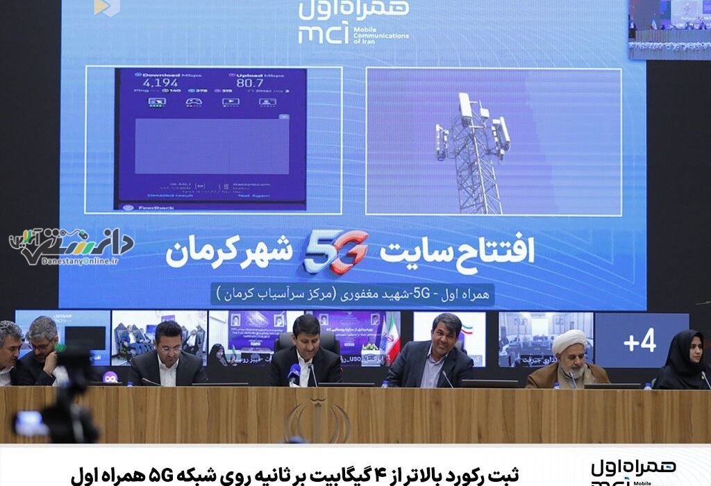 ثبت رکورد بالاتر از ۴ گیگابیت بر ثانیه روی شبکه ۵G همراه اول