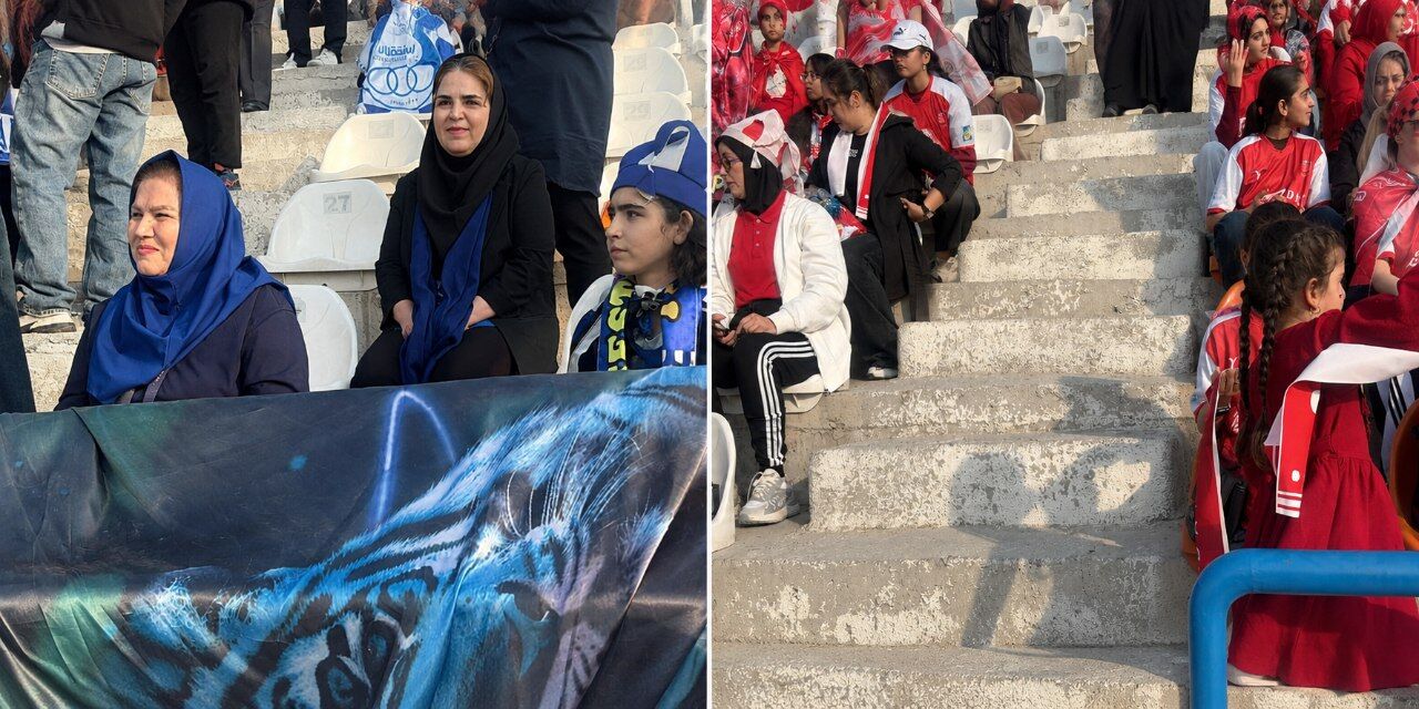 نخستین دربی بانوان درحضور تماشاگران پرشور برگزار شد